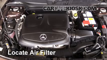 2016 Mercedes-Benz GLA250 4Matic 2.0L 4 Cyl. Turbo Air Filter (Engine) Replace